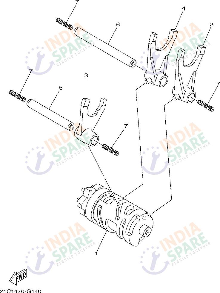 SHIFT CAM FORK
